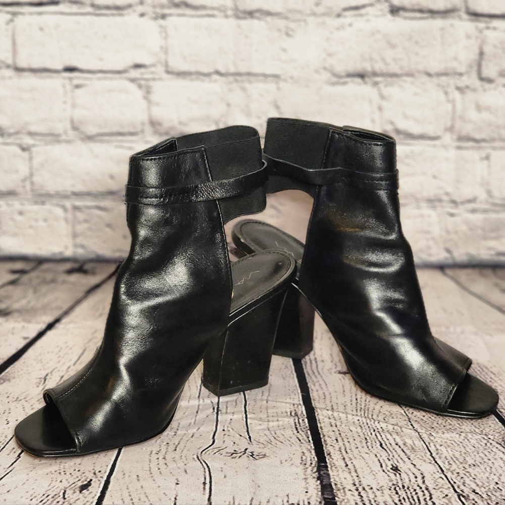 Via Spiga Fabrizie Peep Toe Booties
